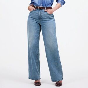 NWT Madewell Curvy Perfect Vintage Wide-Leg Jean - Size 25